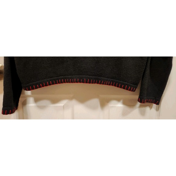 Lemon Grass Christmas Sweater Size Large, Holiday Cardigan, Preowned - Picture 8 of 11